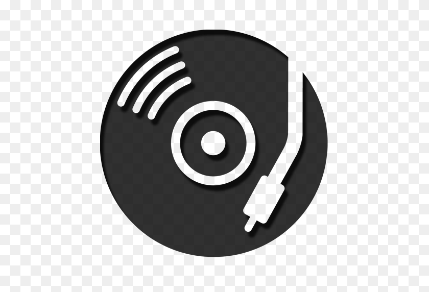 512x512 Cd, Música, Reproductor, Registro, Icono De Tocadiscos - Registro Png