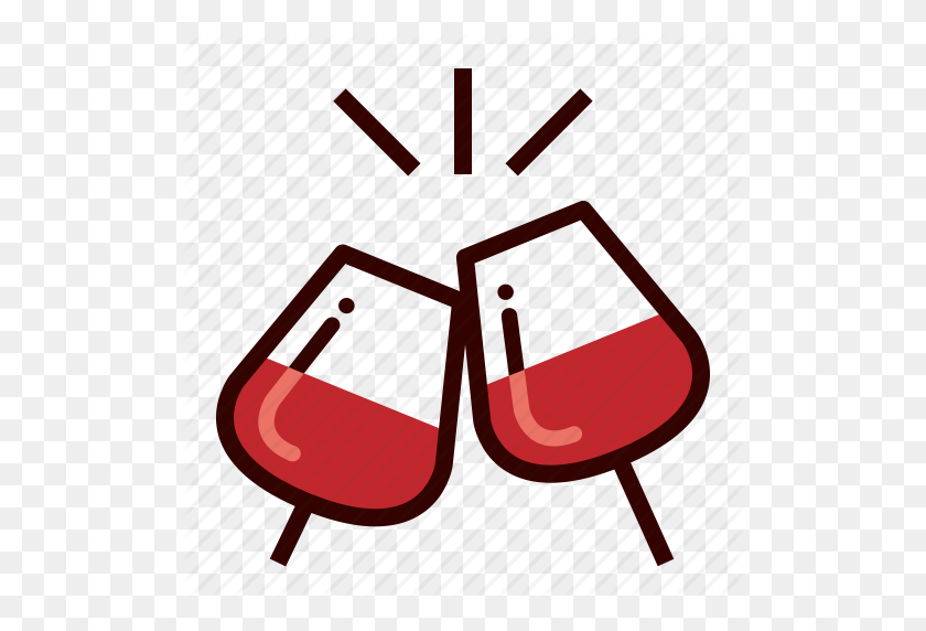 512x512 Celebration, Cheers, Glass, Wine Icon - Clip Art Cheers