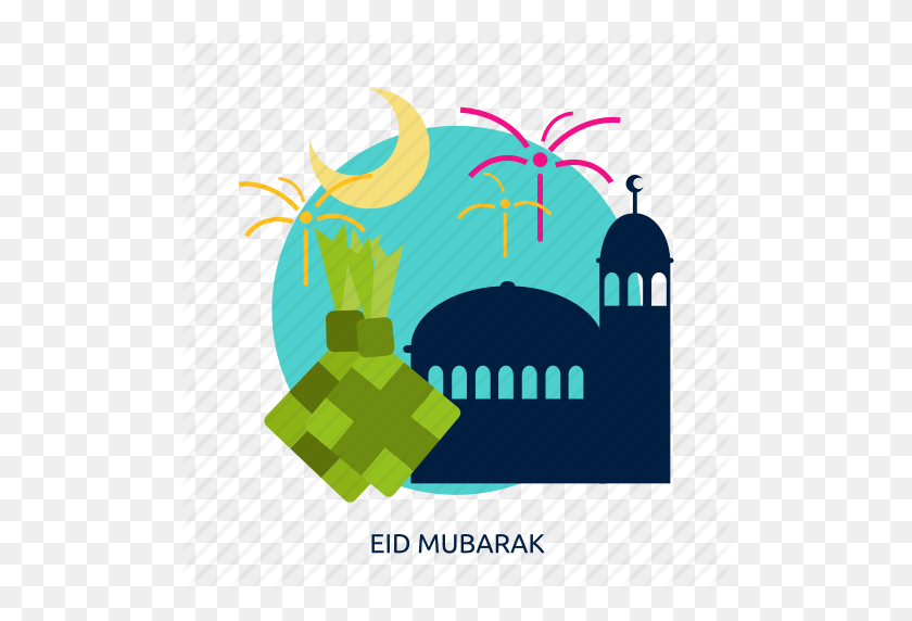 512x512 Celebration, Eid, Eid Mubarak, Mubarak, Muslim, Ramadan, Religion Icon - Eid Mubarak PNG