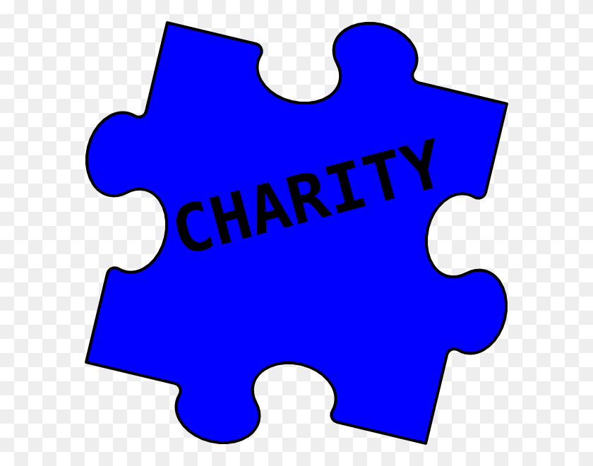 600x600 Celebrity Puzzle Blue Clip Arts Download - Charity Clipart