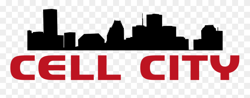 1024x357 Cell City Texas Iphone Repair Houston - Houston Skyline Clipart