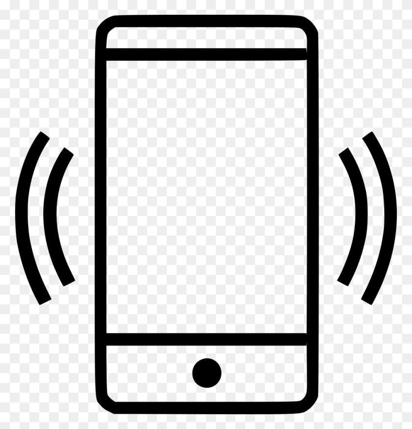938x980 Cell Phone Connected Wifi Connection Png Icon Free Download - Cell Phone PNG