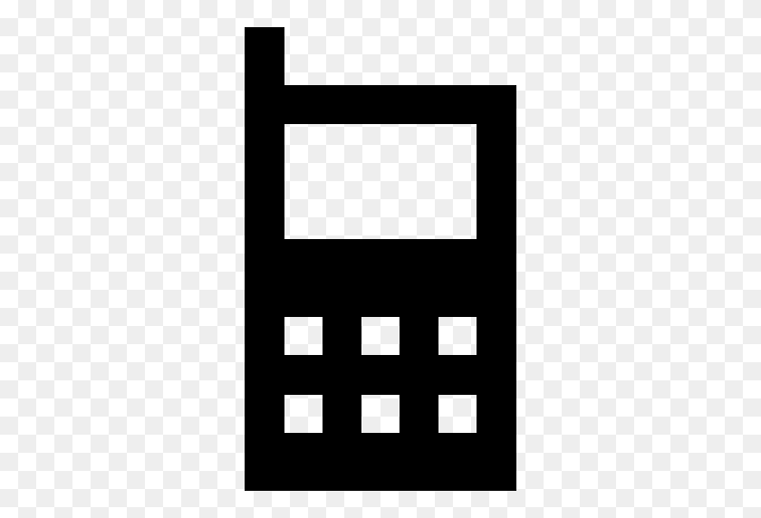 512x512 Cell Phone Vector Icon - Phone Vector PNG