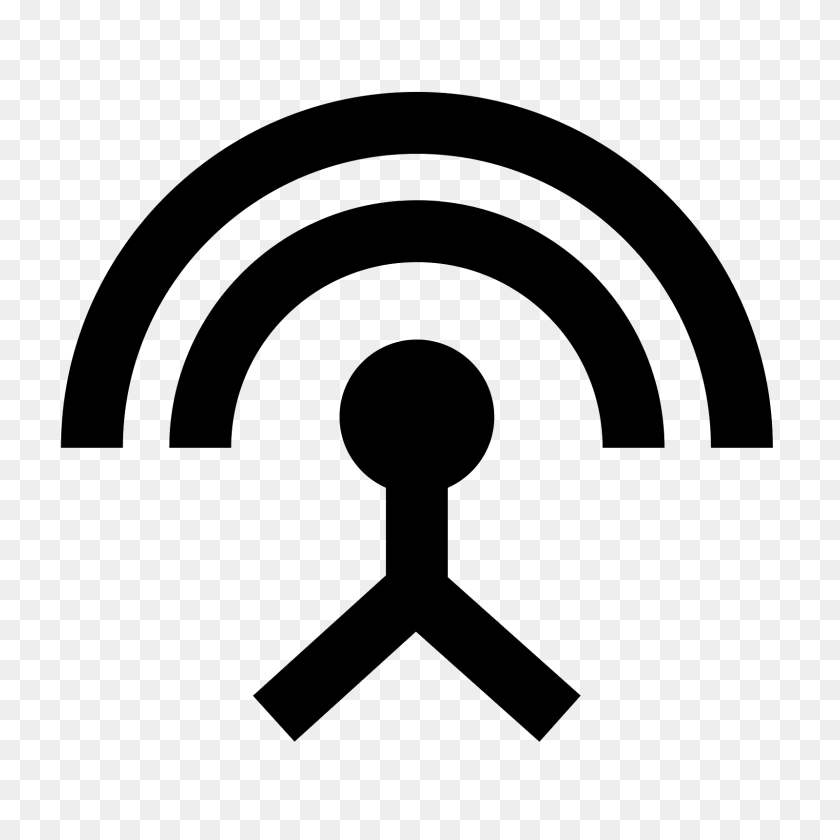 1600x1600 Cell Tower Filled Icon - Antenna PNG