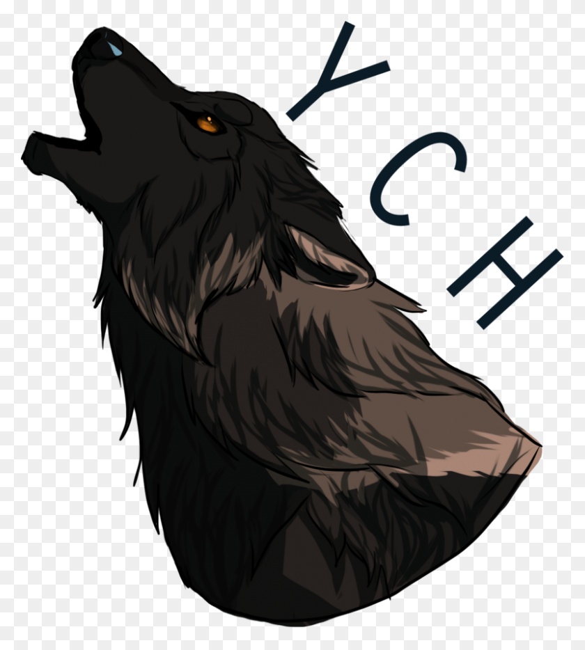 800x897 Celshaded Howling Wolf Ych Is Open! - Howling Wolf PNG