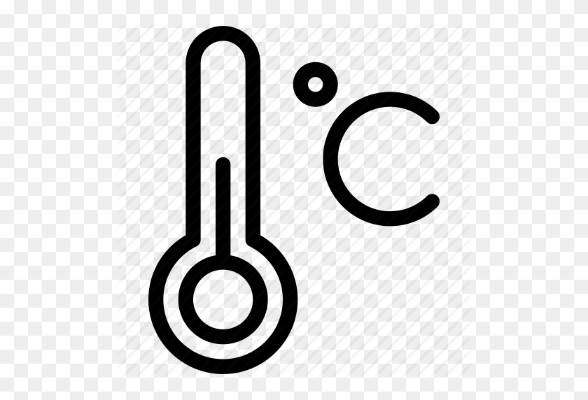 512x512 Celsius, Creative, Grid, Hot, Kelvin, Line, Measurement, Mercury - Cold Thermometer Clip Art