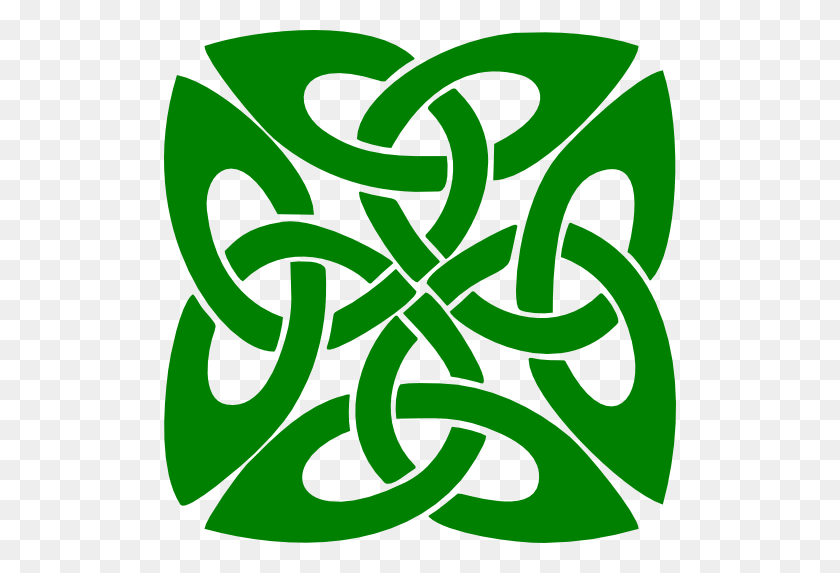 512x513 Celtic Clip Art - Celtic Border Clipart