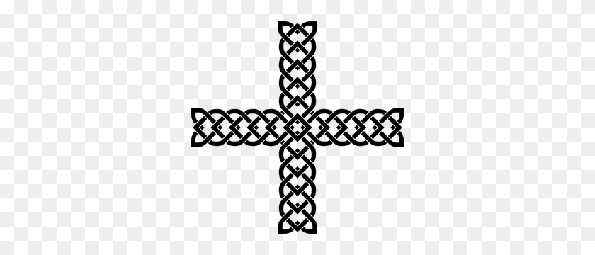 300x300 Celtic Cross Clip Art Free Download - Celtic Cross Clipart Black And White