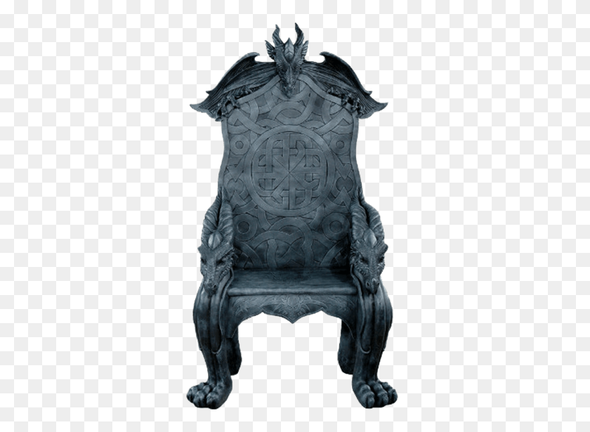 555x555 Celtic Dragon Throne - Throne PNG