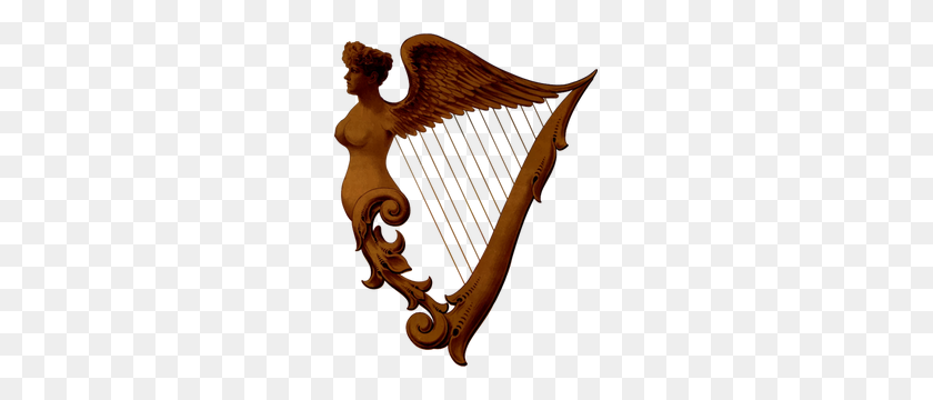 237x300 Celtic Harp Clip Art Free - Harp Clipart