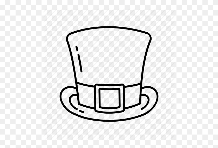 512x512 Кельтская Шляпа, Шляпа, Головной Убор, Ирландская Шляпа, Шляпа Лепрекона, Святого Патрика - Шляпа Лепрекона Png