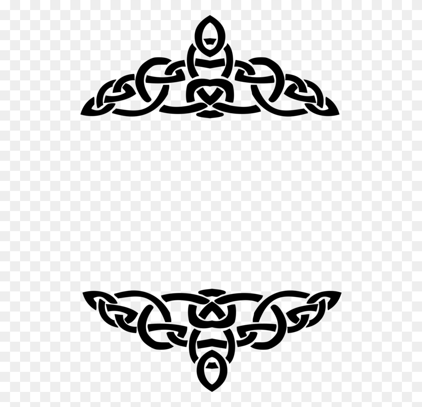 520x750 Celtic Knot Celts Celtic Art Drawing - Celtic Cross Clipart Black And White