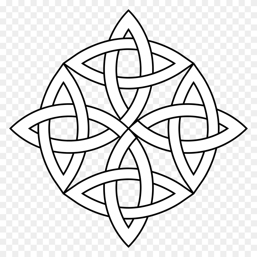 2300x2300 Celtic Knot Circle Icons Png - Celtic Knot PNG