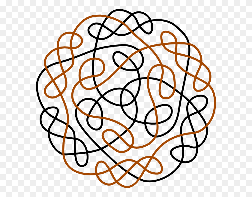 600x596 Celtic Knot Clip Art Drawingart Art, Celtic - Pagan Clipart