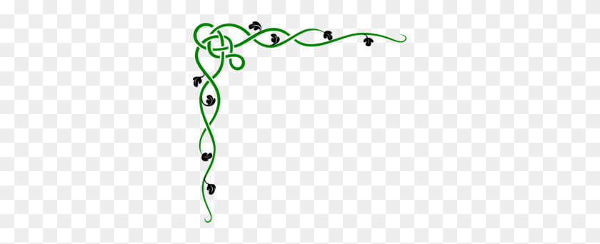 299x282 Celtic Knot Green Clip Art - Wedding Knot Clipart
