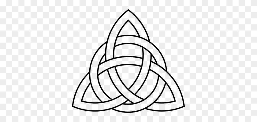 369x340 Celtic Knot Triquetra Celts Symbol - Celtic Knot Clipart