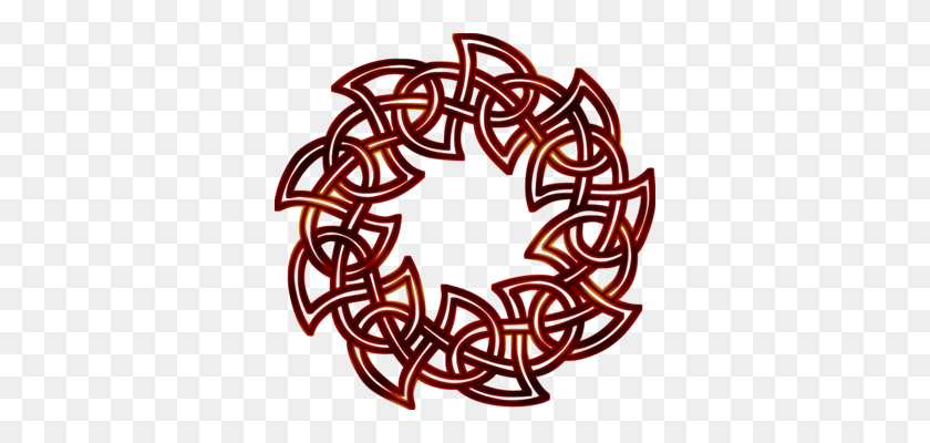 344x340 Celtic Knot True Lover's Knot Triquetra Endless Knot Symbol Free - Celtic Knot Clipart
