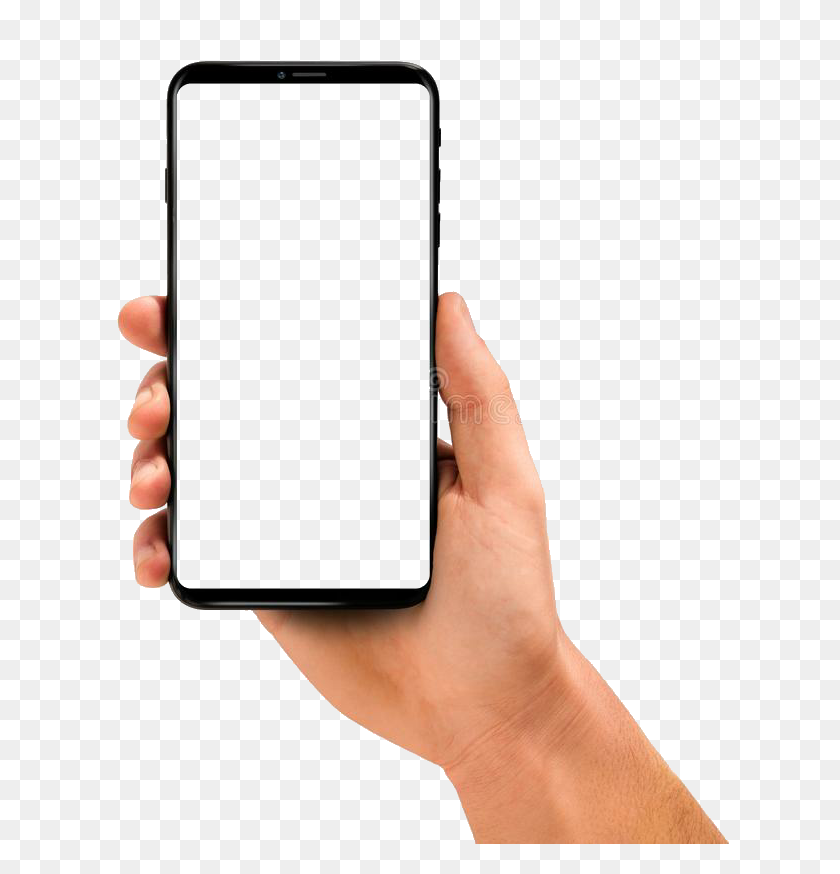 633x814 Celular Hand Smartphone - Celular PNG