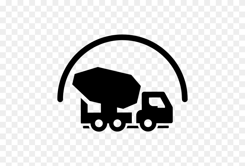 512x512 Cement, Cement, Concrete Icon With Png And Vector Format For Free - Concrete Truck Clipart