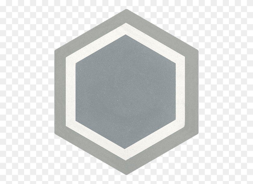 550x550 Cement Tile Hex Frame Oxford - Tiles PNG
