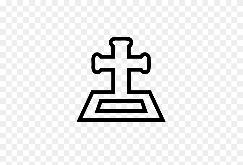 512x512 Cemetery, Churchyard, Gravestone Icon With Png And Vector Format - Cemetery PNG
