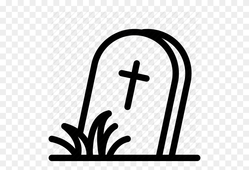 512x512 Cemetery, Death, Grave, Graveyard, Halloween Icon - Halloween Graveyard Clipart