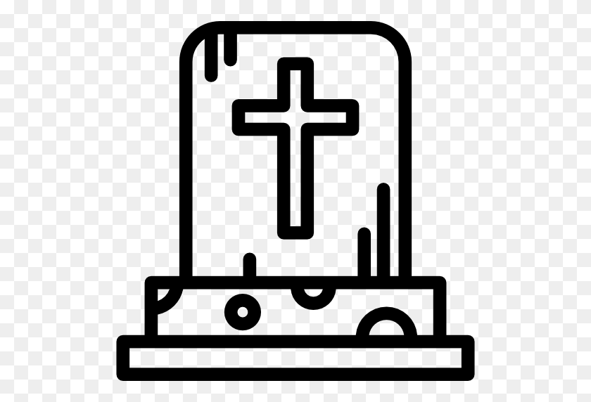 512x512 Cemetery, Rip, Tomb, Tombstone, Death, Halloween, Stone Icon - Cemetery PNG