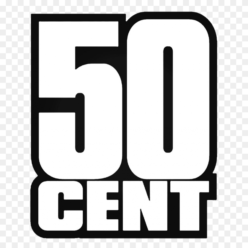1000x1000 Cent Rapper Rap Logo Text Ftestickers Freetoe - 50 Cent Клипарт