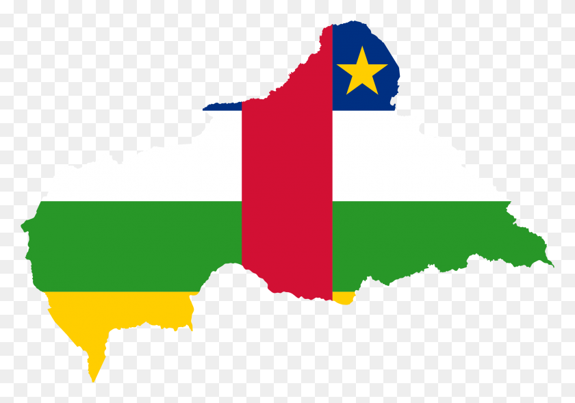 2302x1562 Mapa De La Bandera De La República Centroafricana Png - Bandera De La República Dominicana Png