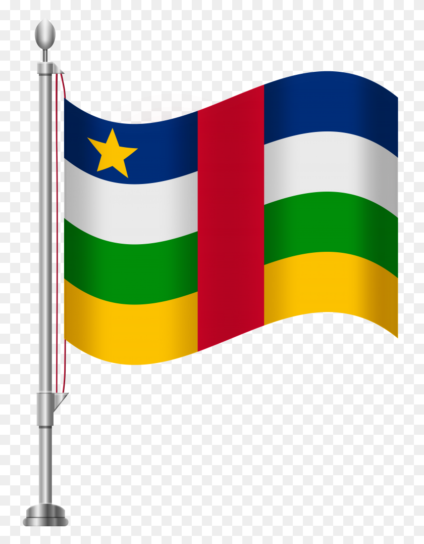 6141x8000 Central African Republic Flag Png Clip Art - Republic Clipart