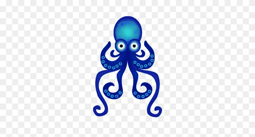 260x390 Клипарт Cephalopod - Фиолетовый Осьминог Клипарт