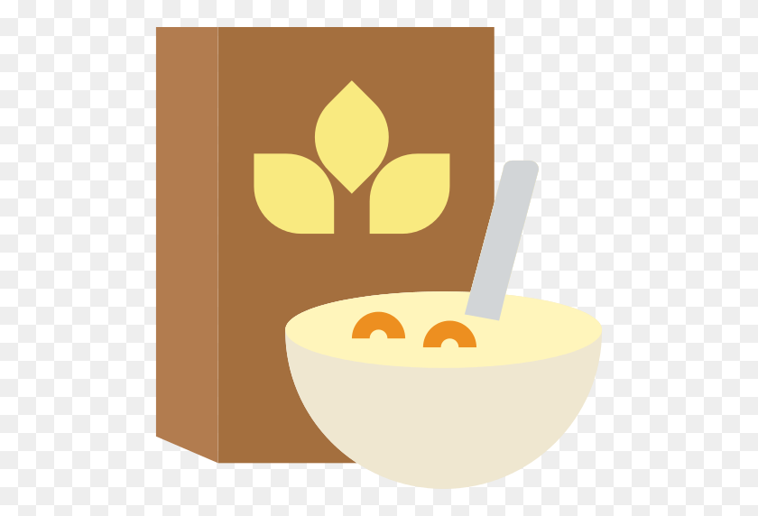512x512 Cereal Png Icon - Bowl Of Cereal PNG