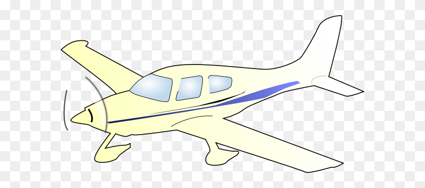 600x313 Cessna Plane Clip Art Free Vector - Plane With Banner Clipart