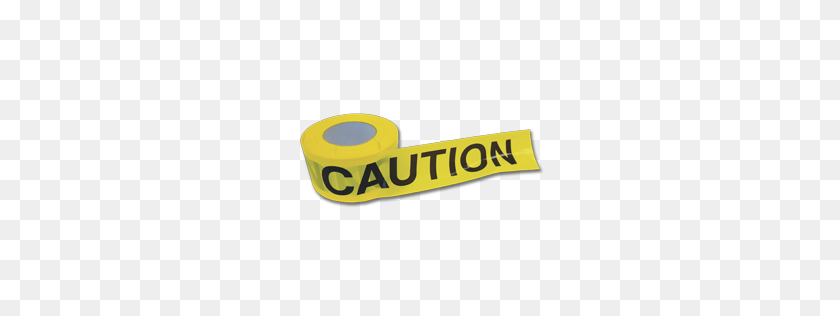 256x256 Chadwell Supply Signs Caution Tape - Yellow Tape PNG