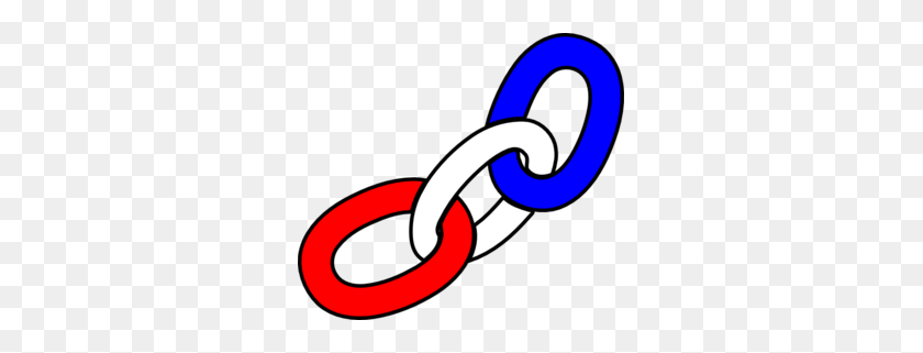 297x261 Chain Clip Art - Red White And Blue Clipart