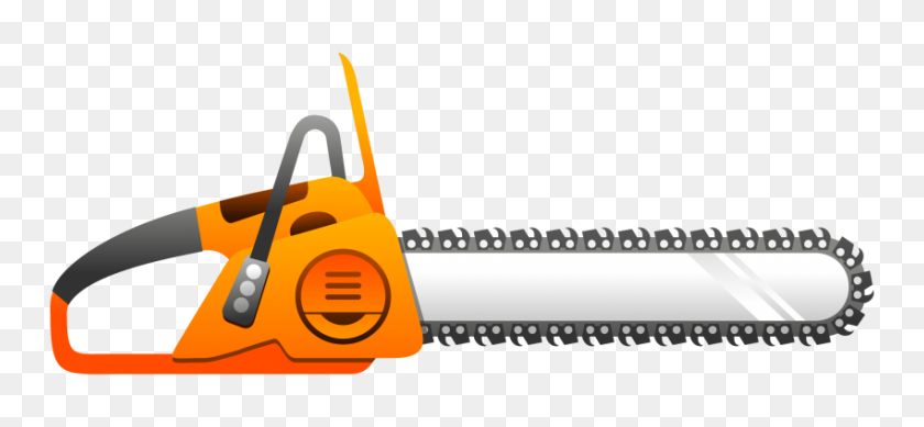 850x359 Chainsaw Png - Chainsaw PNG