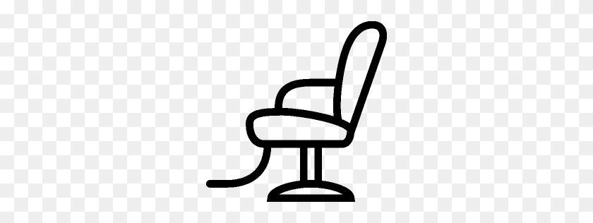 256x256 Chair Clipart Barber - Chair Clipart Black And White