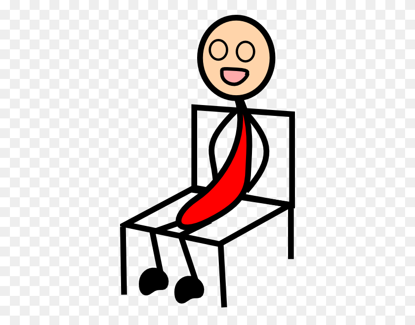 354x599 Chair Clipart Person - People Thinking Clipart