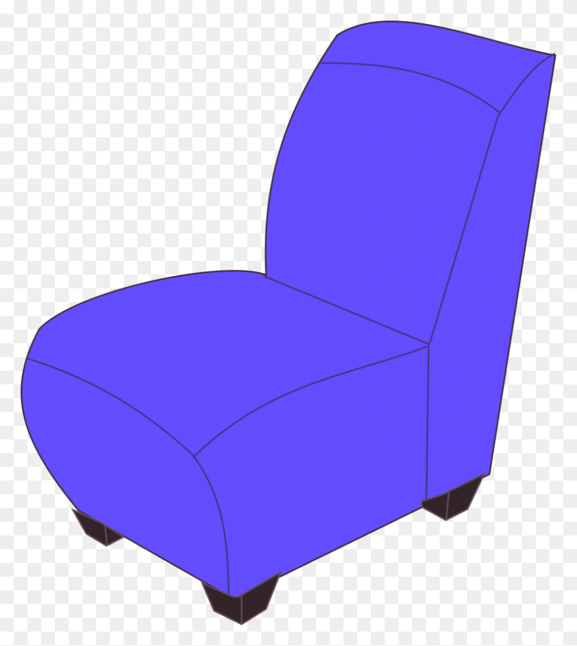 796x900 Chair Clipart, Vector Clip Art Online, Royalty Free Design - Beach Chair Clipart Black And White