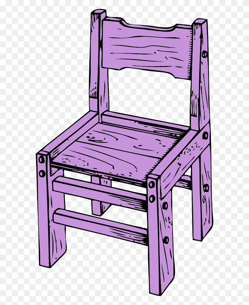 600x970 Chair Clipart Wooden Chair - Bridge Clipart