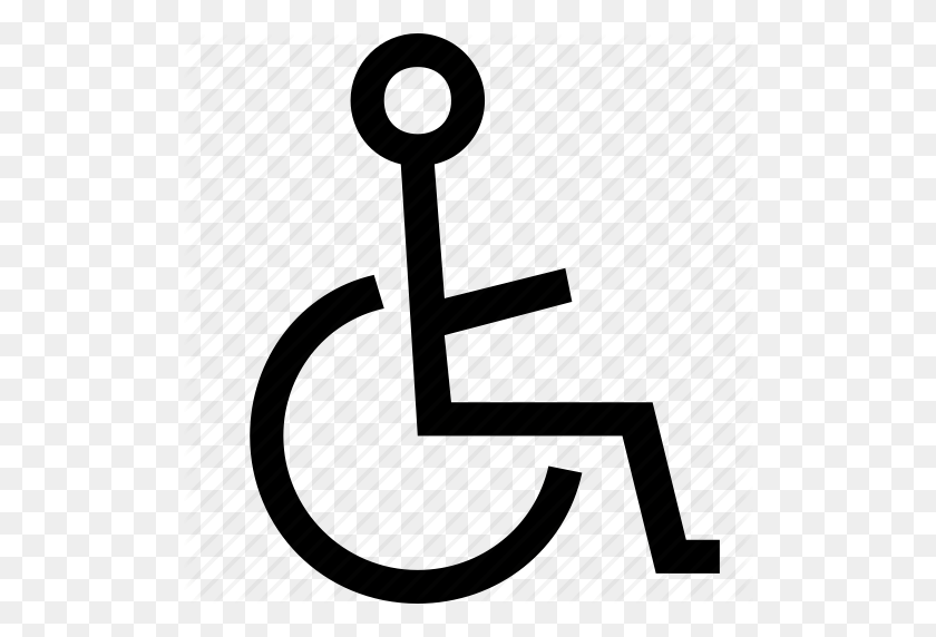 512x512 Стул, Отключить, Инвалид, Инвалид, Человек, Пользователь, Значок Инвалидной Коляски - Клипарт Инвалидной Коляски