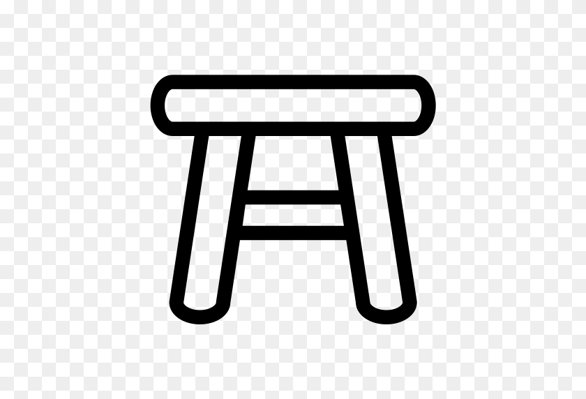 512x512 Chair, Furniture, Stool Icon With Png And Vector Format For Free - Stool PNG