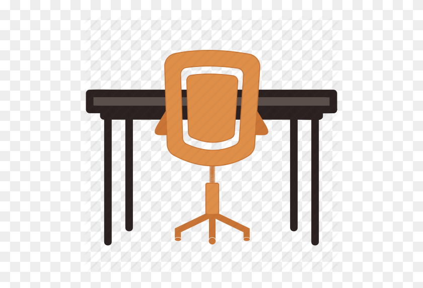 512x512 Chair, Office Chair, Seat, Table, Work Table Icon - Seat Clipart