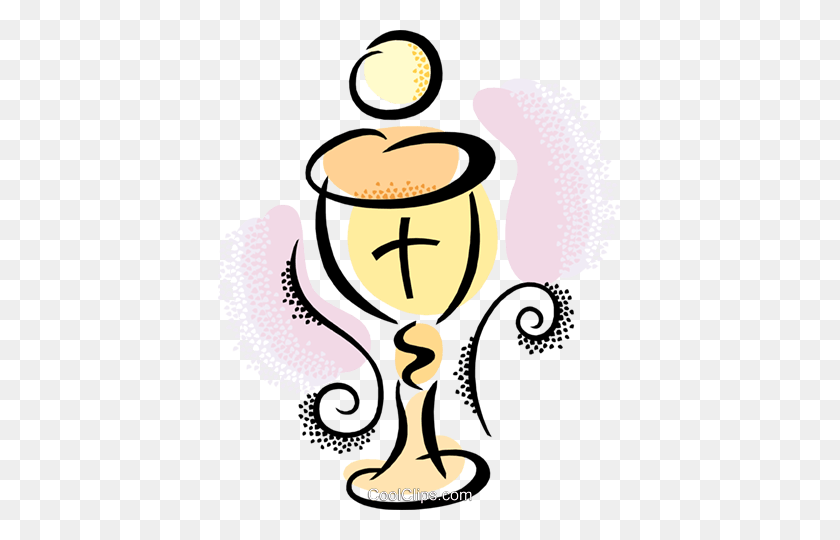 403x480 Chalice Royalty Free Vector Clip Art Illustration - Chalice Clipart