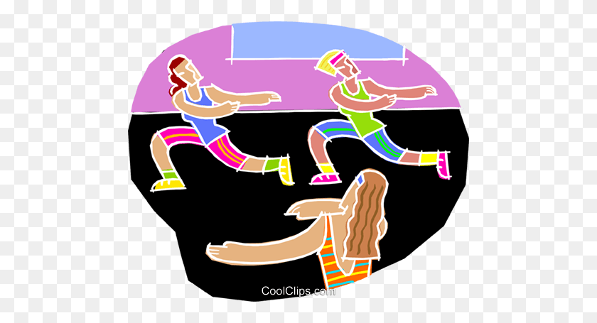 480x395 Chalk Style, Exercise Workout Royalty Free Vector Clip Art - Chalk Clipart
