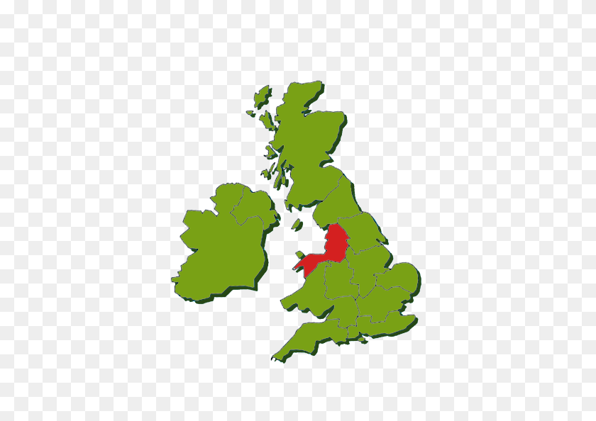 375x534 Мелки - Карта Англии Клипарт