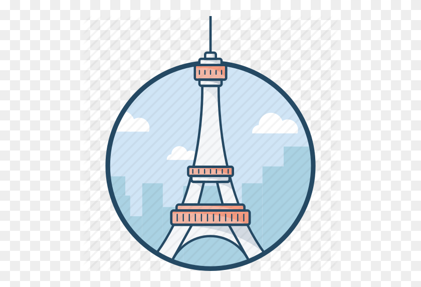 512x512 Champ De Mars, Eiffel Tower, Iron Lattice Tower, Paris, Tour - Tour Eiffel Clipart