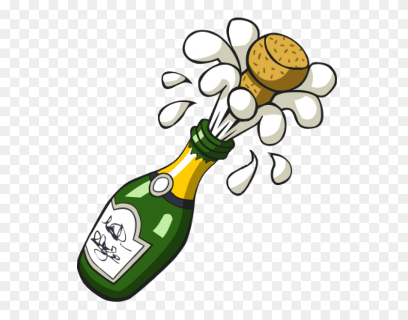 600x600 Бутылка Шампанского Клипарты - Бутылка Вина Изображение Клипарт