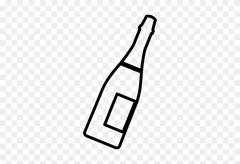 512x512 Champagne Bottle Icon - Champagne Bottle PNG