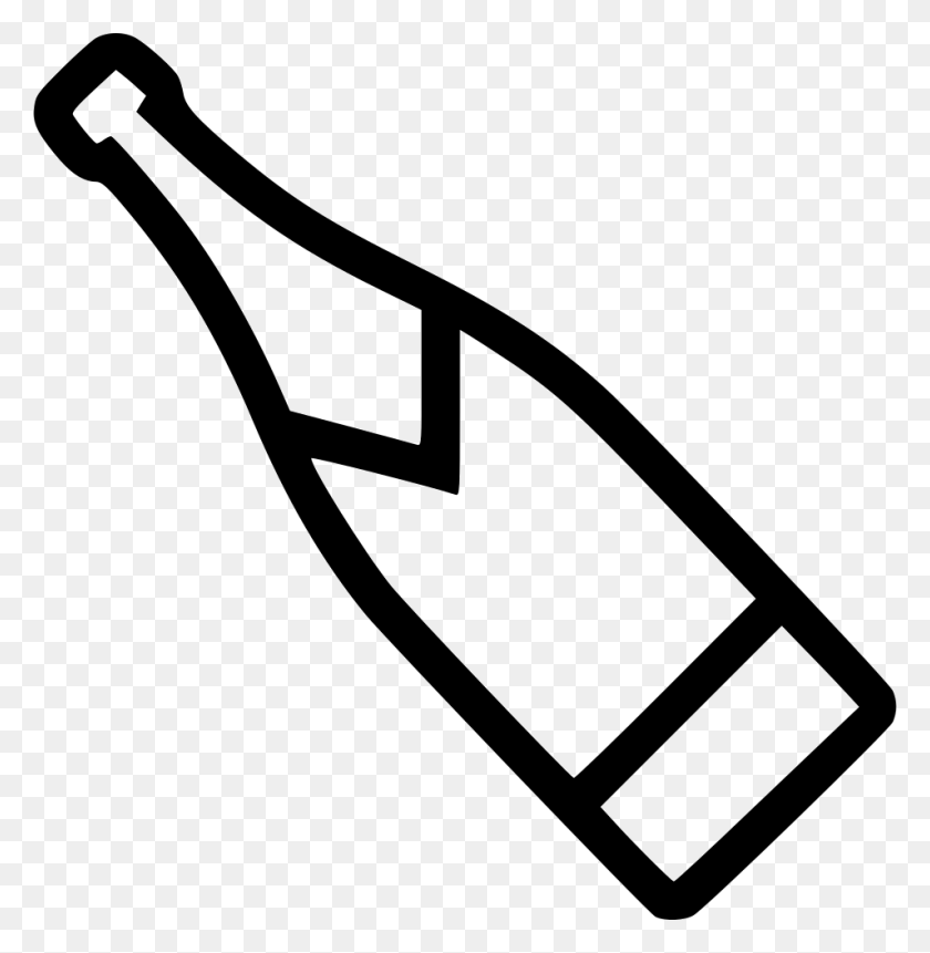 954x980 Значок Бутылка Шампанского Png Скачать - Бутылка Шампанского Png